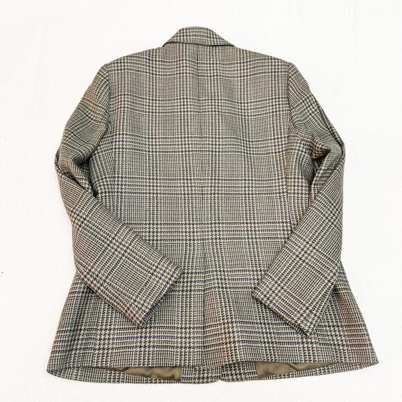 Talbots Houndstooth Woven 4-Button Blazer Size 6 - Picture 5 of 6